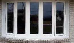 Sunrise bow window installation